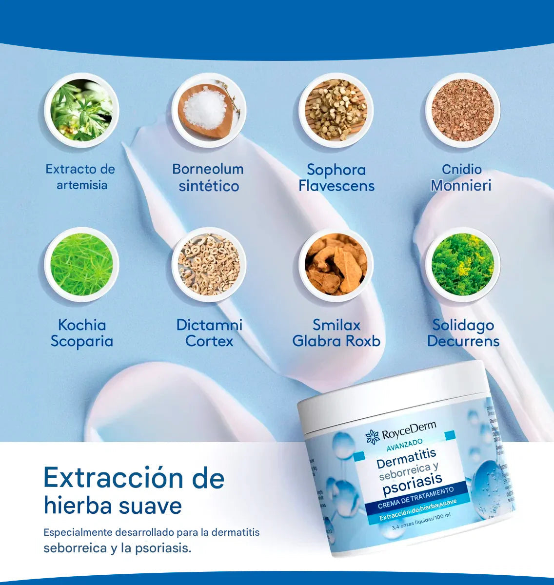 Crema dermatitis Royce Derm ® 🔥60% de Descuento