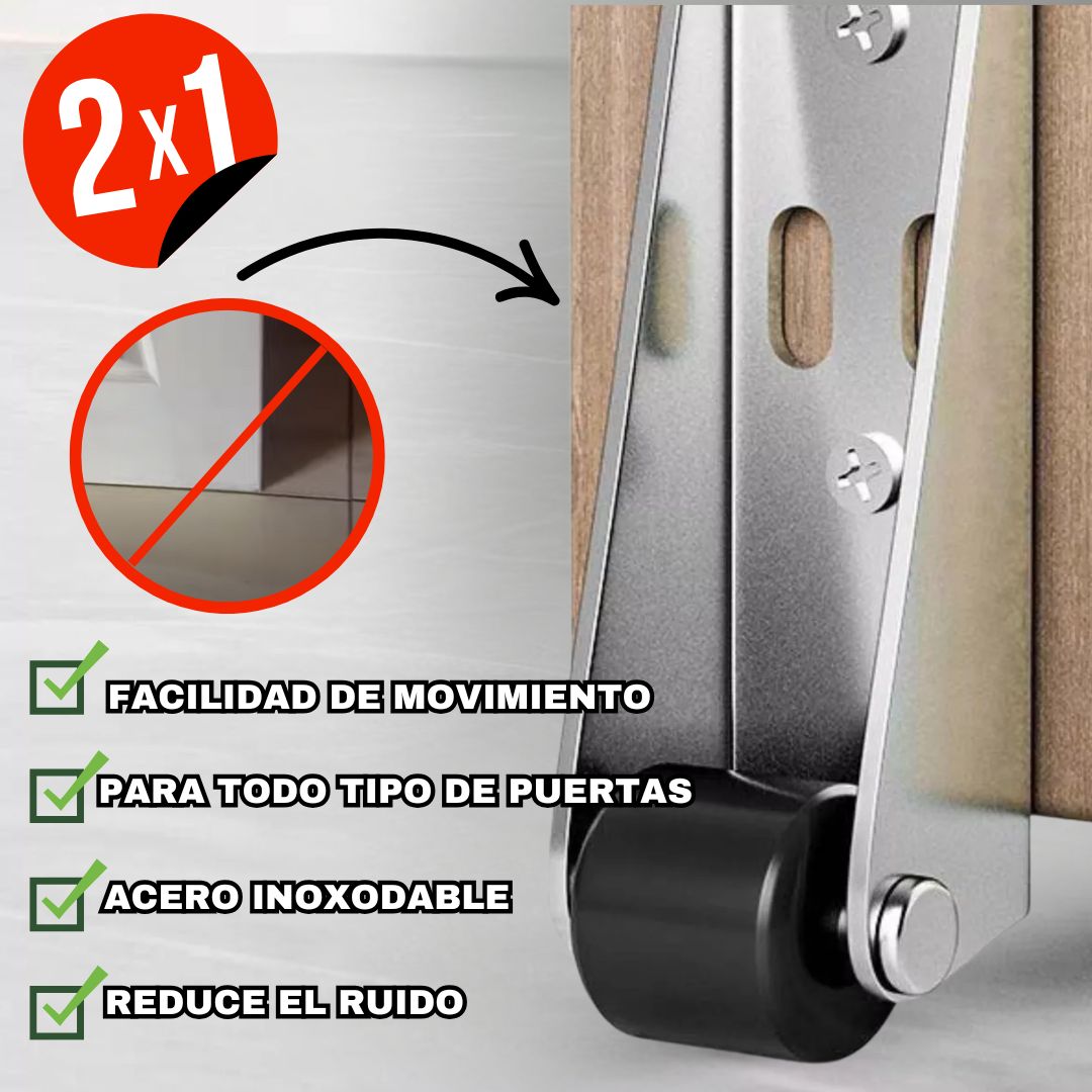 RUEDA DIRECCIONAL DE MOVILIDAD PARA PUERTAS 2x1🔥