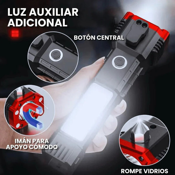 LINTERNA MULTIFUNCIONAL LUMINEX PRO Con 60% Descuento🔥