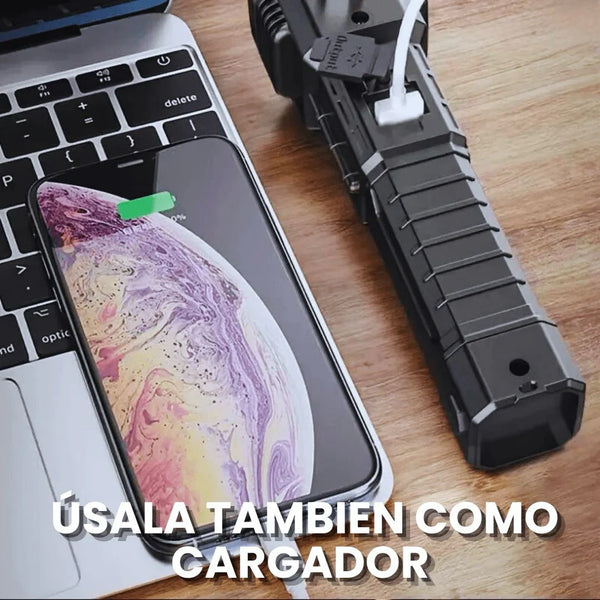 LINTERNA MULTIFUNCIONAL LUMINEX PRO Con 60% Descuento🔥