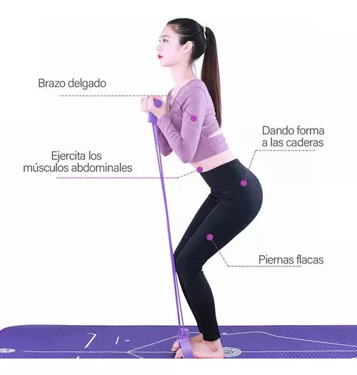 Power Gym® - Banda de Ejercicios con Pedal Para Hombres y Mujeres - 😱OFERTA EXCLUSIVA 2X1😱