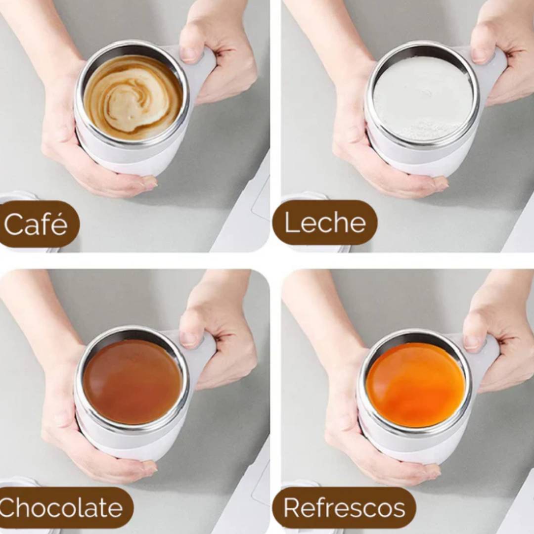 🔥TAZA REVOLVEDORA AUTOMÁTICA PARA BEBIDAS INSTANTÁNEAS AL 2X1 🔥