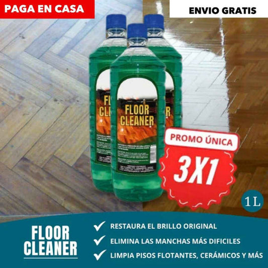 3X1 FLOOR CLEANER | POTENTE LIMPIADOR DE SUELOS Y MANCHAS DIFICILES