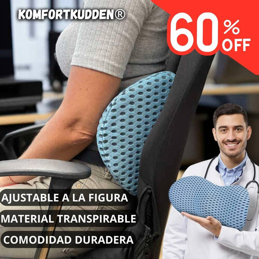 ALMOHADA ORTOPÉDICA KomfortKudden® PARA DOLORES DE ESPALDA Y LUMBAR 🔥OFERTA 60% DESCUENTO🔥