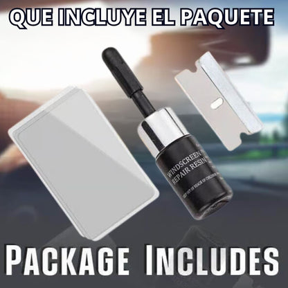 LIQUIDO + KIT MULTI REPARADOR DE CRISTALES ⚡OFERTA RELAMPAGO⚡