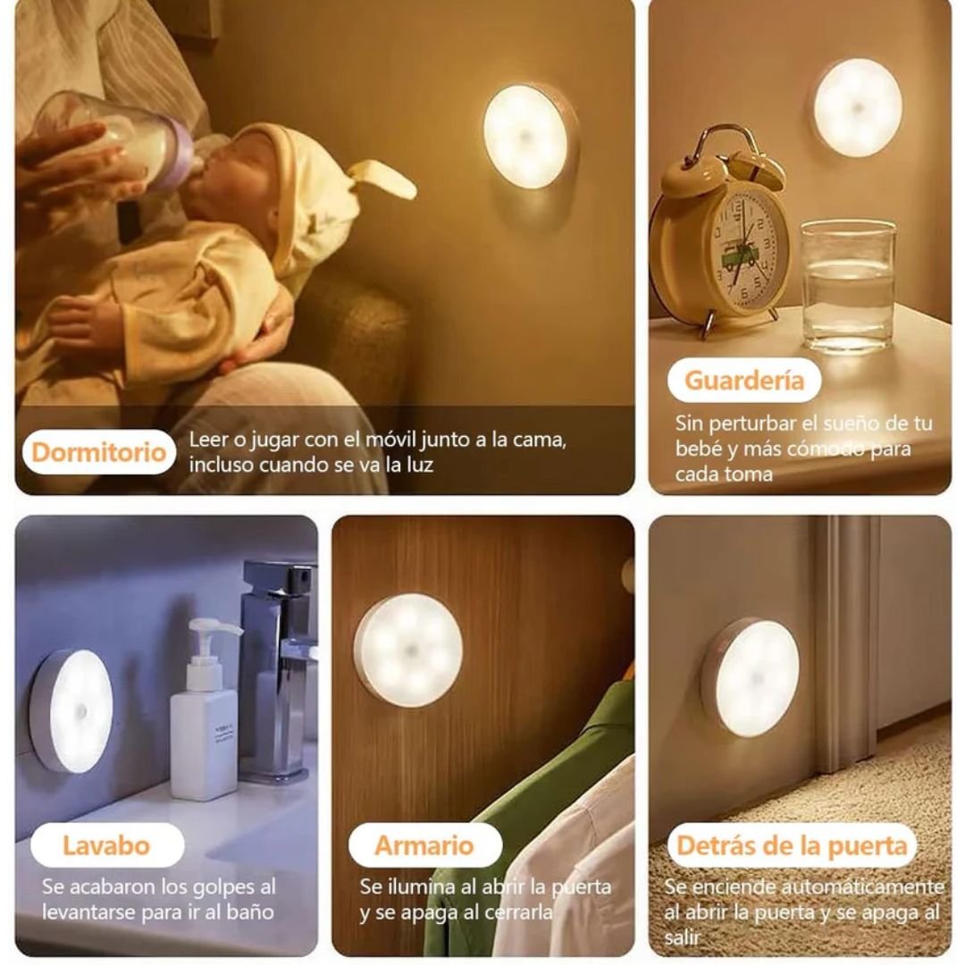 SensorLuz™ Luz Led con Sensor de Movimiento PACK DE 3 CON 60% DESCUENTO🔥