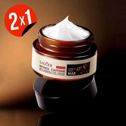 CREMA PARA DISMINUIR LINEAS DE EXPRESIÓN CON RETINOL Y CAFEINA NATURAL 🔥OFERTA 2X1🔥