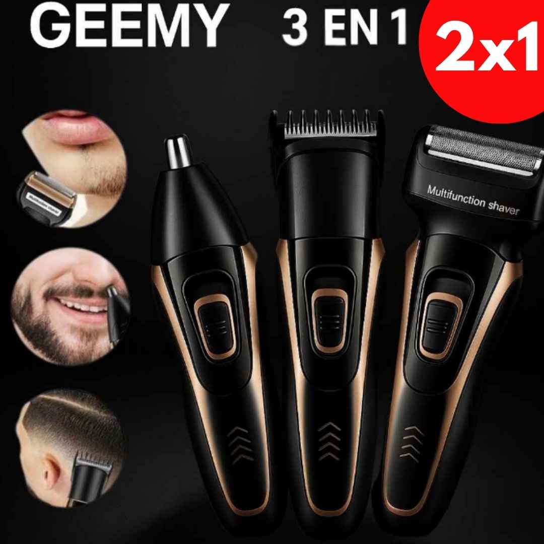 MAQUINA RASURADORA PRO GEEMY® MULTIFUNCIONAL 3 EN 1 🔥Paga 1 y lleva 2🔥