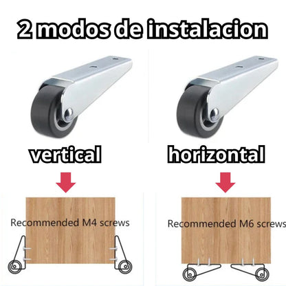 RUEDA DIRECCIONAL DE MOVILIDAD PARA PUERTAS 2x1🔥