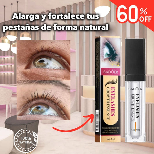 SUERO NATURAL CONCENTRADO PARA FOTALECER, ALARGAR Y NUTRIR LAS PESTAÑAS🔥Ultimo Dia 60% Descuento🔥EYELASESH®