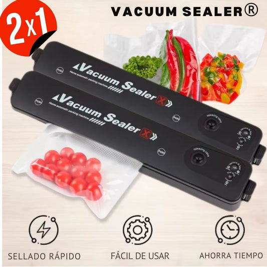 OFERTA 2X1 Máquina de Sellado al Vacío Profesional VacuumSealer®  + Rollo de Bolsas para Sellar Gratis🎁