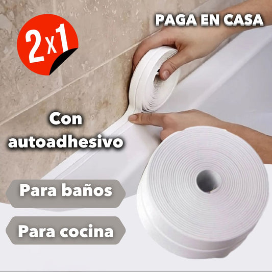 CINTA ANTI MOHO DE PVC RESISTENTE CON ADHESIVO PARA EXTERIOR E INTERIOR 🔥OFERTA 2X1🔥
