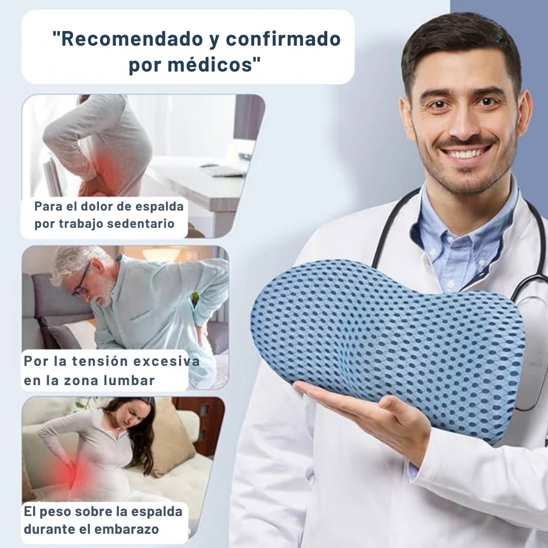 ALMOHADA ORTOPÉDICA KomfortKudden® PARA DOLORES DE ESPALDA Y LUMBAR 🔥OFERTA 60% DESCUENTO🔥