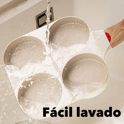 Sartén Antiadherente de Alta Durabilidad Con 4 Divisiones🔥60% Descuento🔥