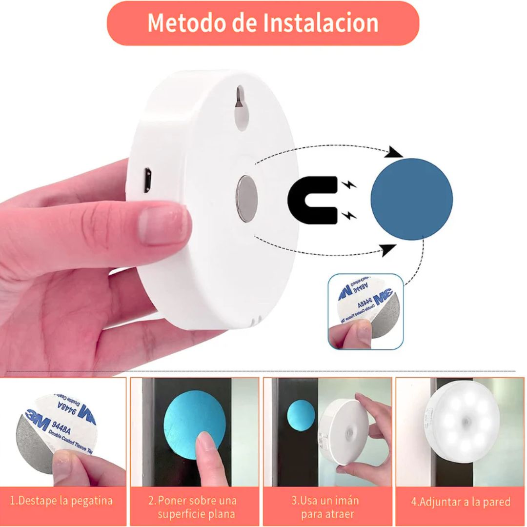 SensorLuz™ Luz Led con Sensor de Movimiento PACK DE 3 CON 60% DESCUENTO🔥
