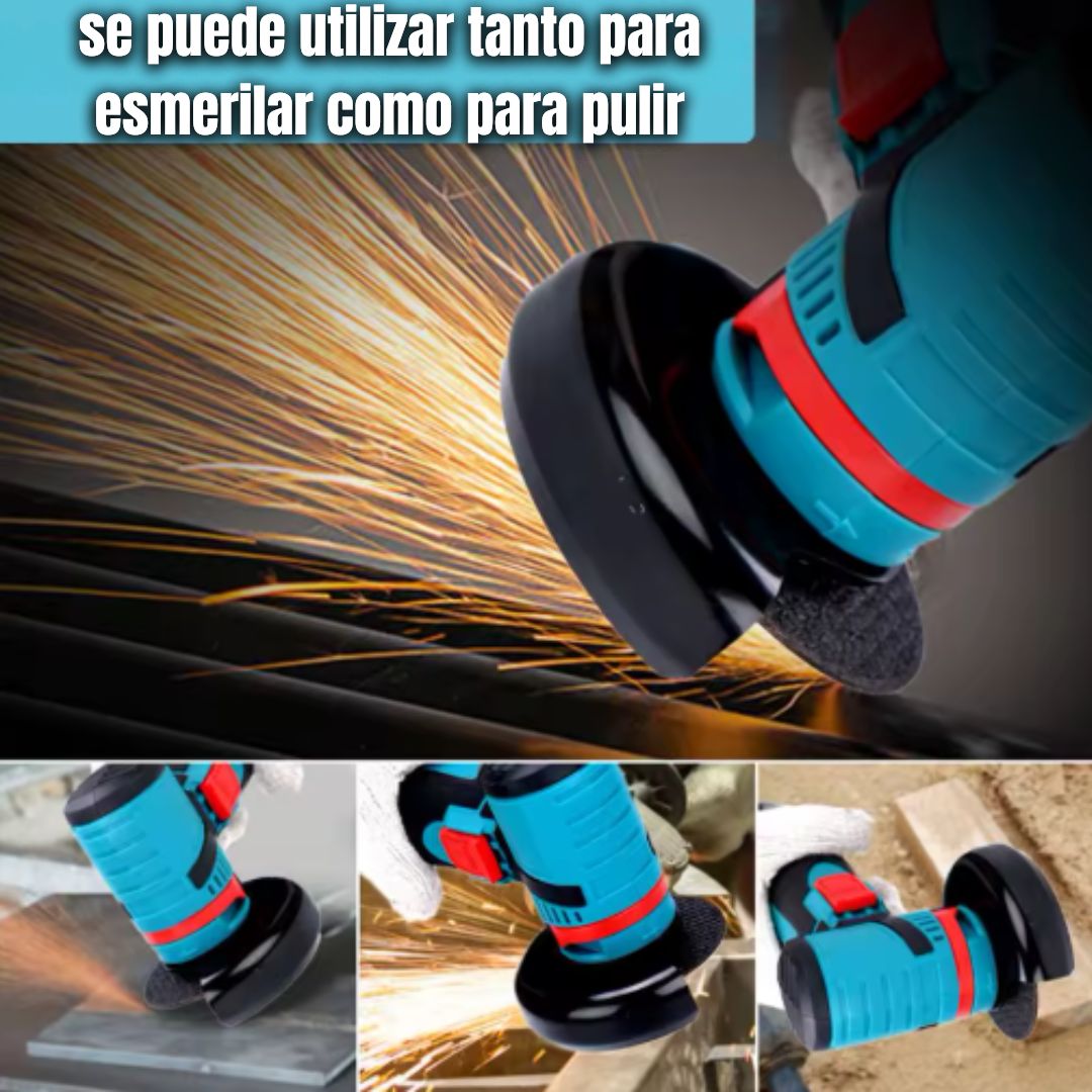 Amoladora Esmeril Inalámbrico TRAXION® Con Maletín - 2 Baterías 12V  🎁Te Obsequiamos 2 Discos De Corte🔥OFERTA  60% DESCUENTO🔥