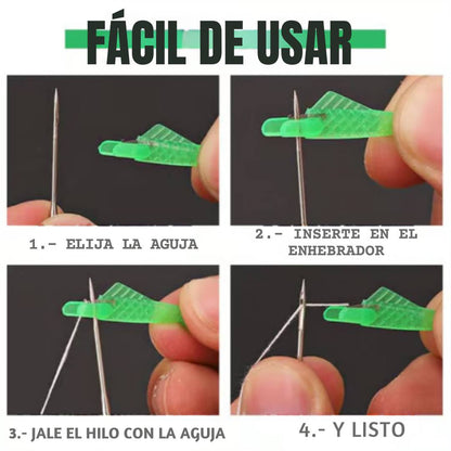 ENHEBRADOR DE AGUJAS EN FORMA DE PEZ DE 4 PIEZAS🔥70% DESCUENTO🔥