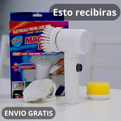 CEPILLO ELECTRICO DE LIMPIEZA 3 EN 1  LIMPIA TODO + CABEZALES INTERCAMBIABLES CON 60% DESCUENTO🔥