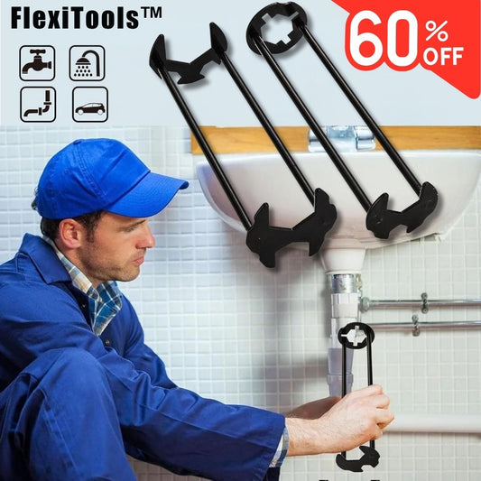 FlexiTools™: Llaves Universal de Plomería Con 60% Descuento🔥