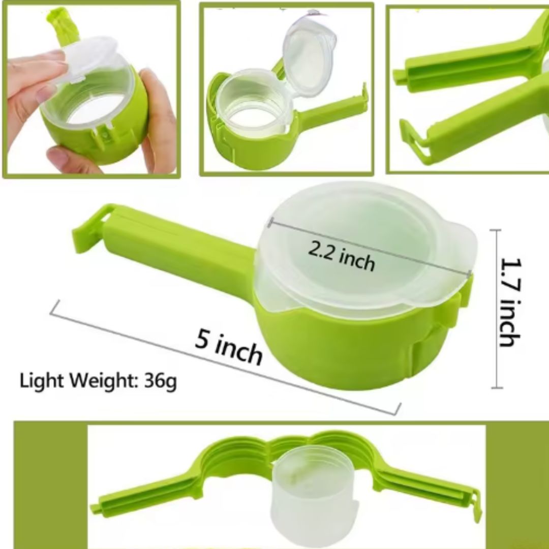 Set de 4 Clips de Sellado para Almacenamiento de Alimentos Con 60% Descuento🔥