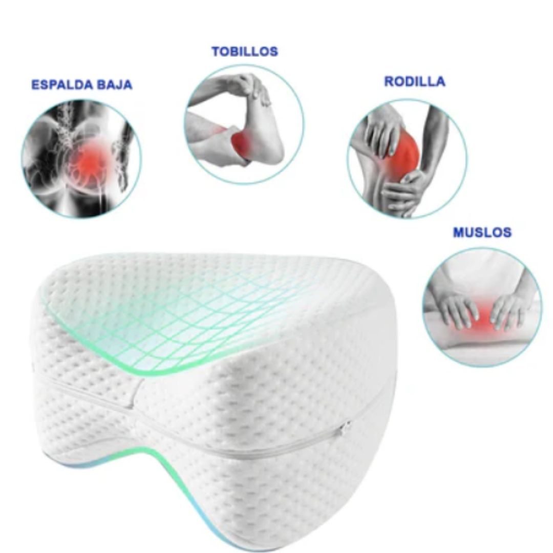Almohada Ergoflex® Cómoda y Moderna Para El Dolor Lumbar Con 60% Descuento🔥
