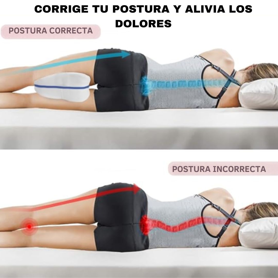 Almohada Ergoflex® Cómoda y Moderna Para El Dolor Lumbar Con 60% Descuento🔥