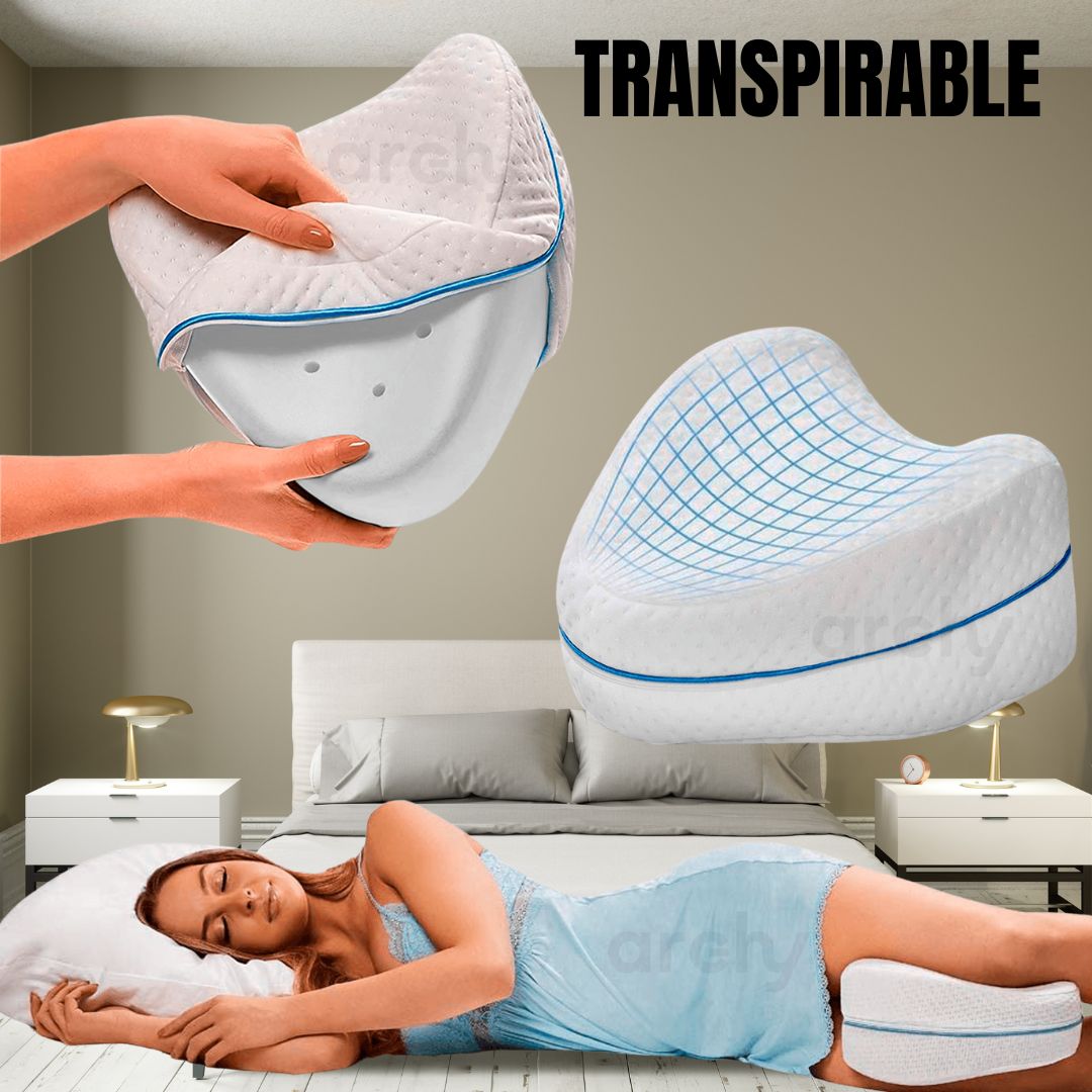 Almohada Ergoflex® Cómoda y Moderna Para El Dolor Lumbar Con 60% Descuento🔥