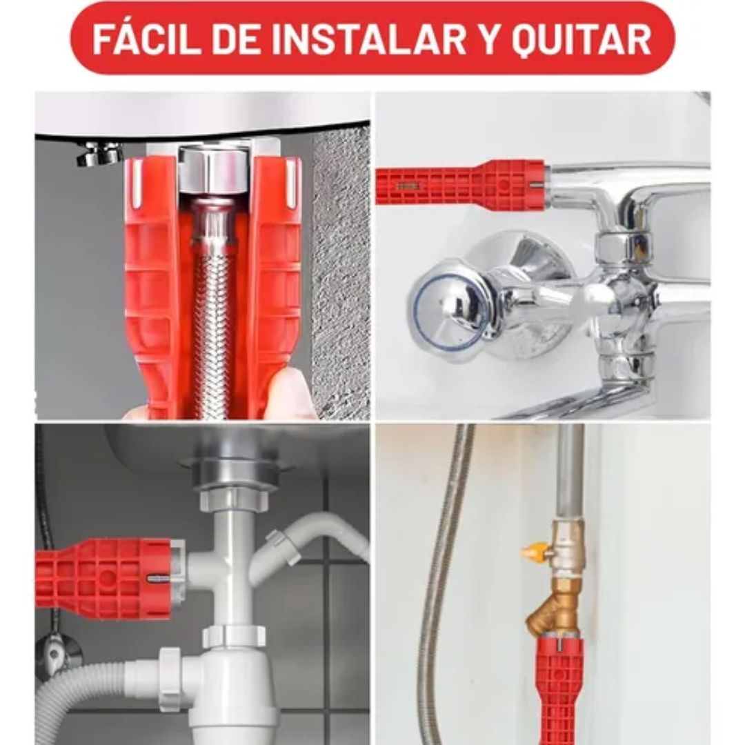 AquaFlow™ LLAVE MULTIFUNCIONAL 8 EN 1 🔥Oferta  60% Descuento🔥