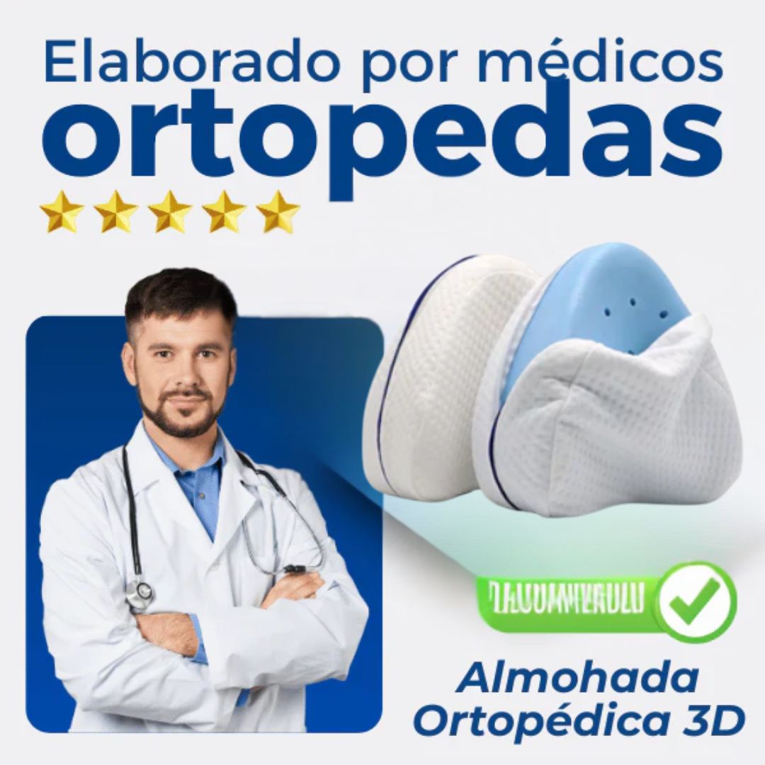 Almohada Ergoflex® Cómoda y Moderna Para El Dolor Lumbar Con 60% Descuento🔥