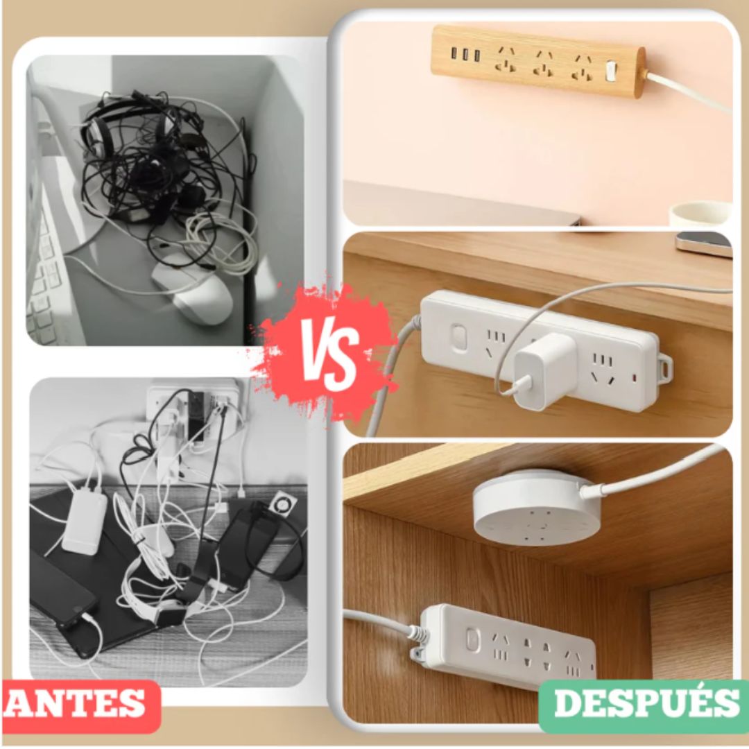 Soporte Adhesivo Organizador - FlexHold™ Pack 5 unidades Con 60% Descuento🔥