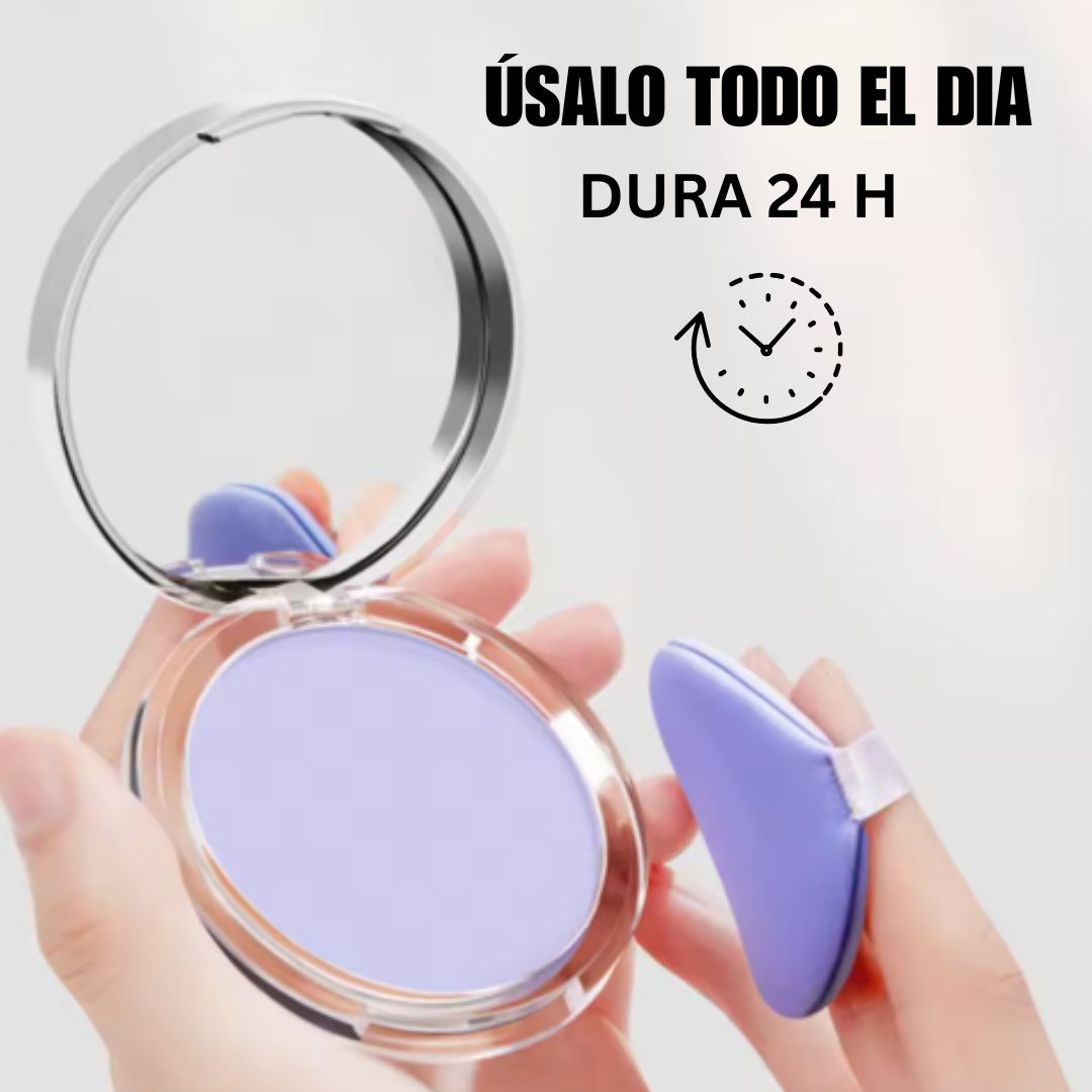 CHILLAB®  POLVO MATE CONTROLADOR DE BRILLO PARA ROSTRO DE LAVANDA😍CON 60% DESCUENTO😍