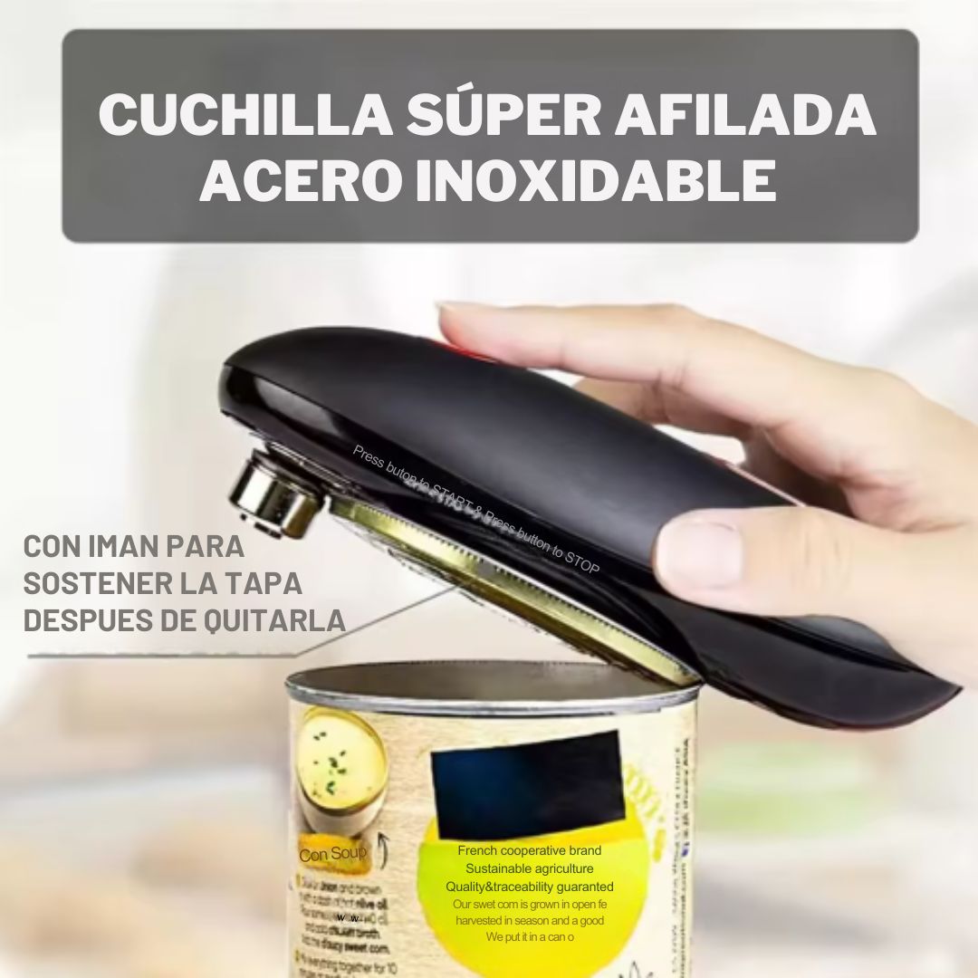 Abrelatas Eléctrico de un Solo Toque EasyCan® Con 60% Descuento🔥