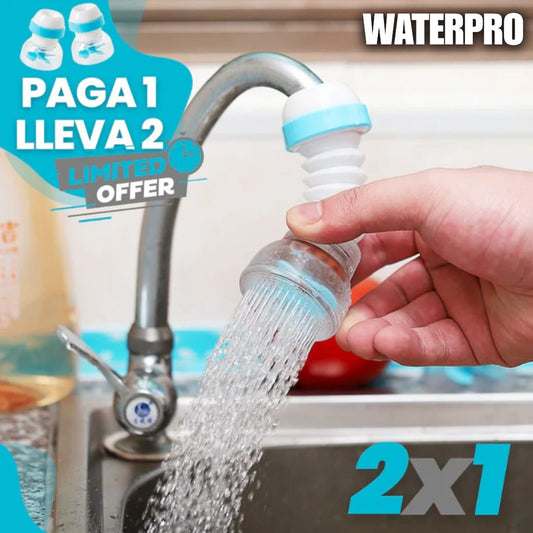 Filtro Purificador De Agua Para Grifos Giratorio 360° WATERPRO Oferta Al 2x1🔥
