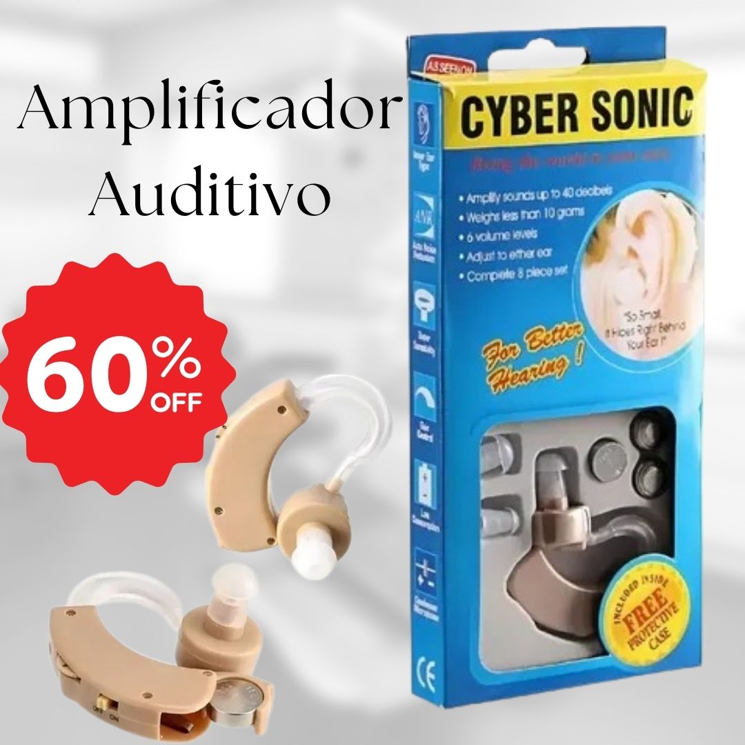Amplificador auditivo Cyber Sonic® 🔥60% Descuento🔥