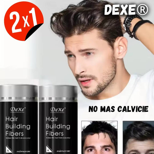 TRATAMIENTO NATURAL DE FIBRAS CAPILARES PARA LA CALVICIE COLOR NEGRO DEXE®🔥OFERTA 2X1🔥