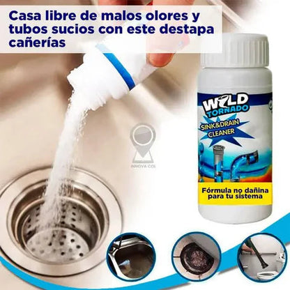 Limpiador Profesional y  Potente de Tuberías y Drenajes al 2x1