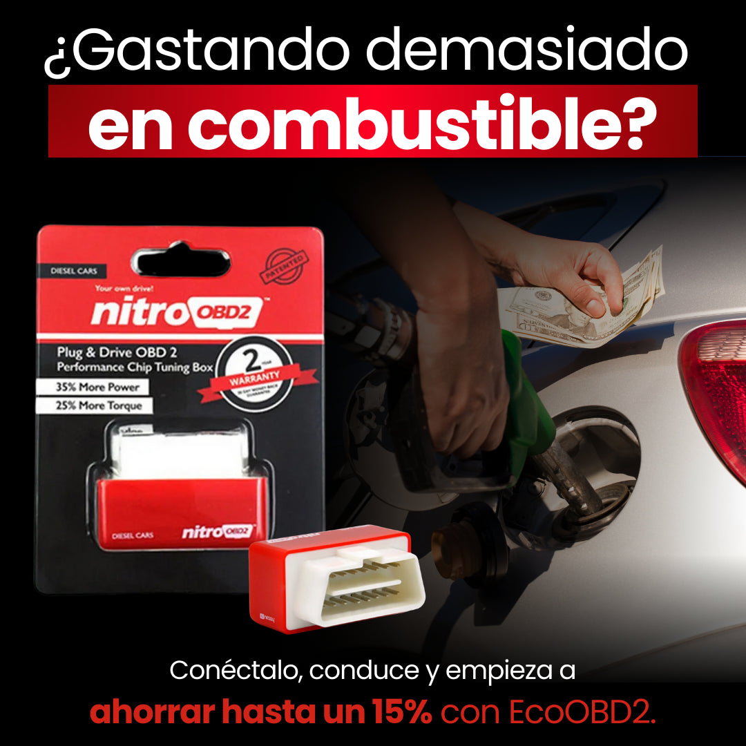 Ahorrador De Combustible ECO OBD2® Ahorra gasolina, suma kilómetros🔥60% de Descuento🔥