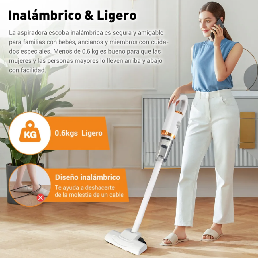 Aspiradora Inalámbrica CleanMaxx™ 3 en 1 Con 60% Descuento🔥
