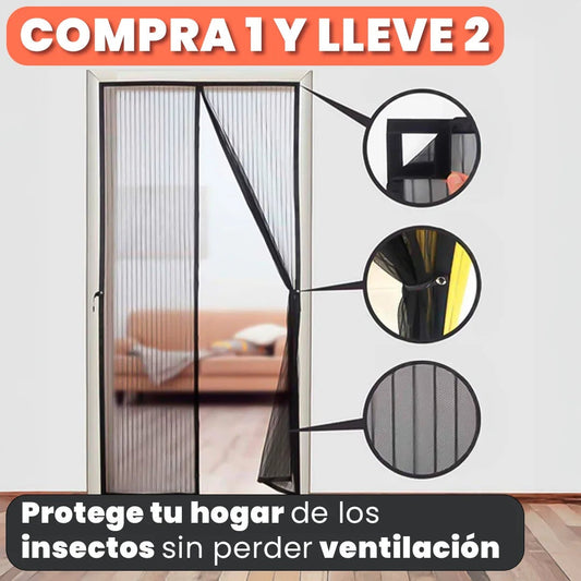 Malla Mosquitera para Puertas y Ventanas MAGIC MESH®🔥60%de Descuento🔥 Tu Hogar Libre de Mosquitos y Otras Plagas