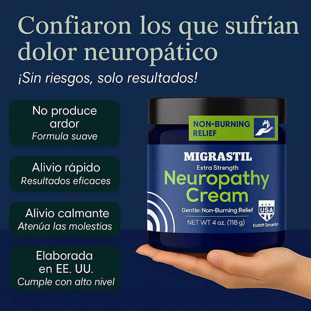 Crema Alivio de la Neuropatia y Articulaciones con colágeno MIGASTRIL BEEVANA EL ORIGINAL®..