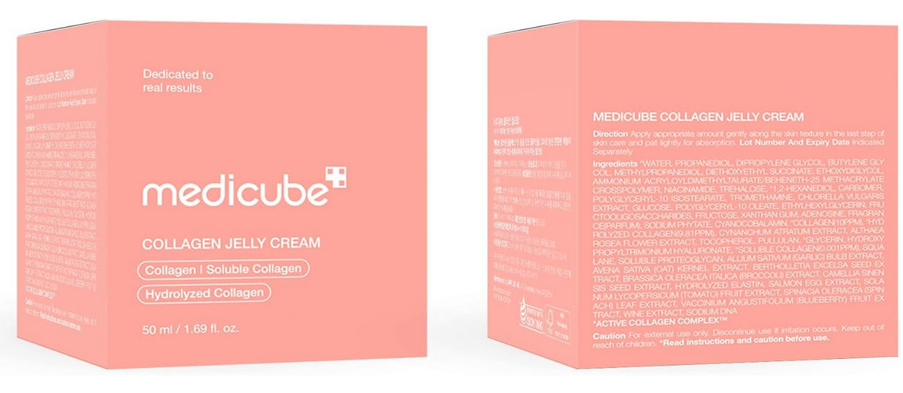 Crema Gelatina Colageno MEDICUBE® Aumenta tu brillo en la piel 🔥60% de Descuento🔥