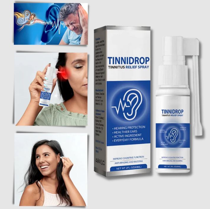 TINNIDROP® Alivia el zumbidos y dolor en tus oídos 🔥60% de Descuento🔥