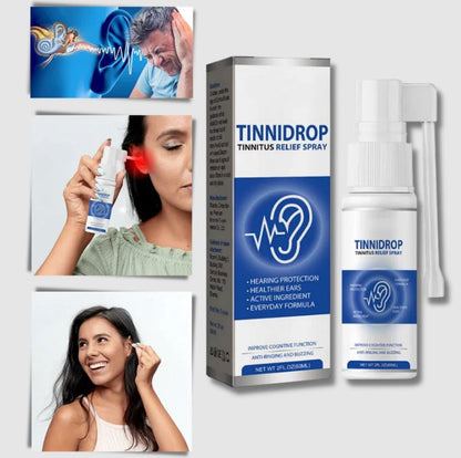 TINNIDROP® Alivia el zumbidos y dolor en tus oídos 🔥60% de Descuento🔥