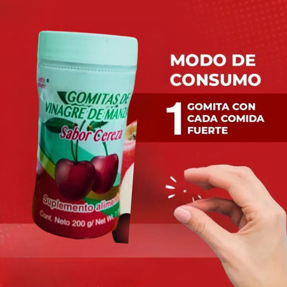 Gomitas De Vinagre De Manzana VIFER® 🔥60% de Descuento🔥 Controlar el Peso y la Glucosa