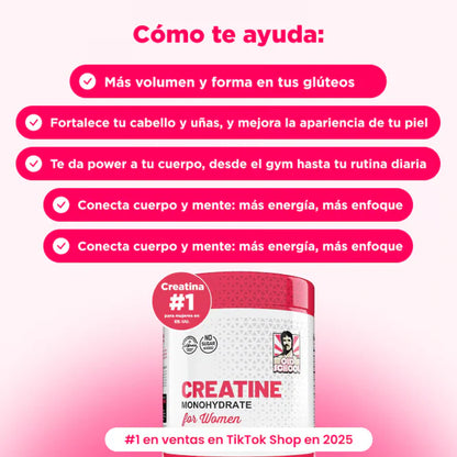 Creatina monohidratada Old School® Crece los musculos que mereces🔥60% de Descuento🔥EL ORIGINAL