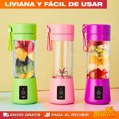 LICUADORA PORTÁTIL INALAMBRICA PARA JUGOS Y LICUADOS OFERTA 2X1🔥