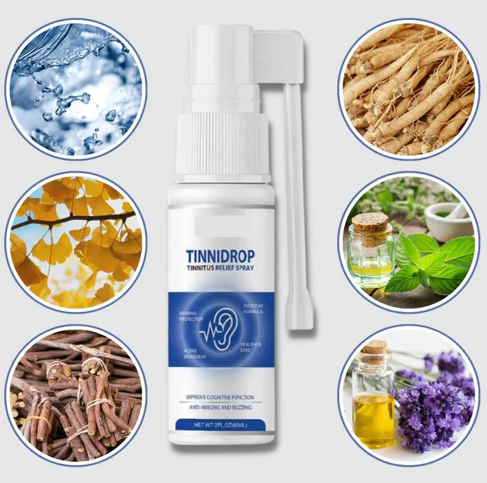 TINNIDROP® Alivia el zumbidos y dolor en tus oídos 🔥60% de Descuento🔥