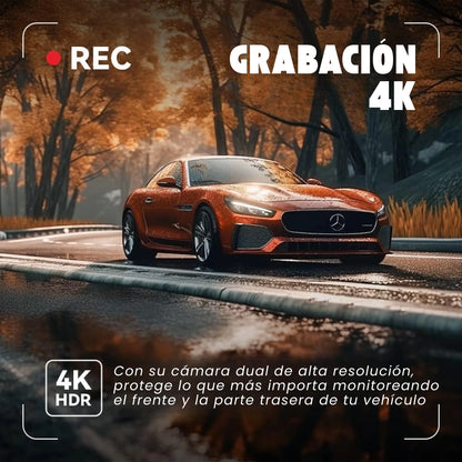 PRO 4K  | EL ESPEJO INTELIGENTE QUE REVOLUCIONA TU CONDUCCIÓN CON TECNOLOGÍA AVANZADA 360