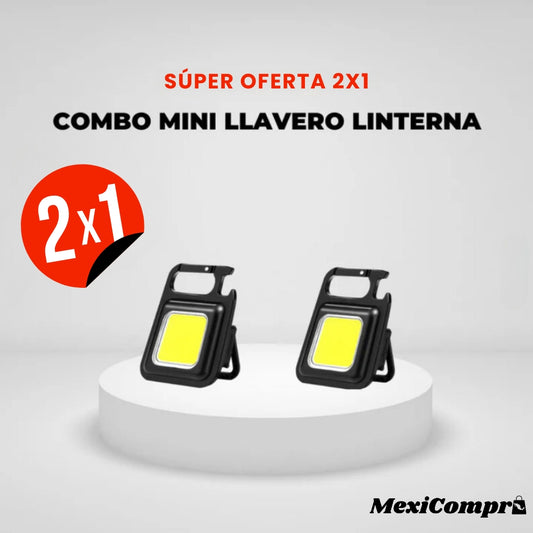 MINI LINTERNA LLAVERO LED ® | OFERTA EXCLUSIVA 2x1