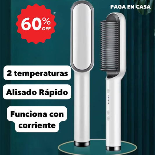 PEINE ALISADOR DE CABELLO CON 2 MODOS DE TEMPERATURA PARA TODO TIPO DE CABELLO 🔥60% DESCUENTO🔥
